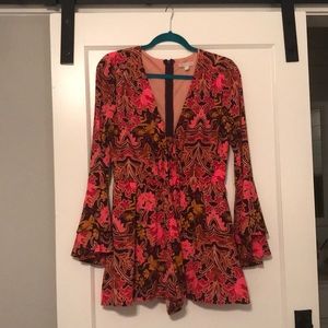 Multi colored romper